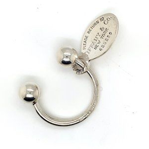 Tiffany & Co. 1" Key Ring with Please Return to Tiffany Oval Tag